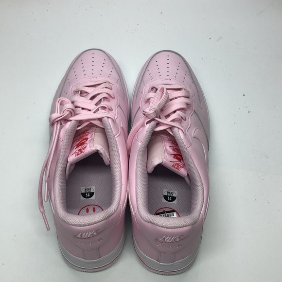 Mens Air Force 1 “07 Pink/White CU6312-600 USED Worn Once Sz 14 - Picture 5 of 10